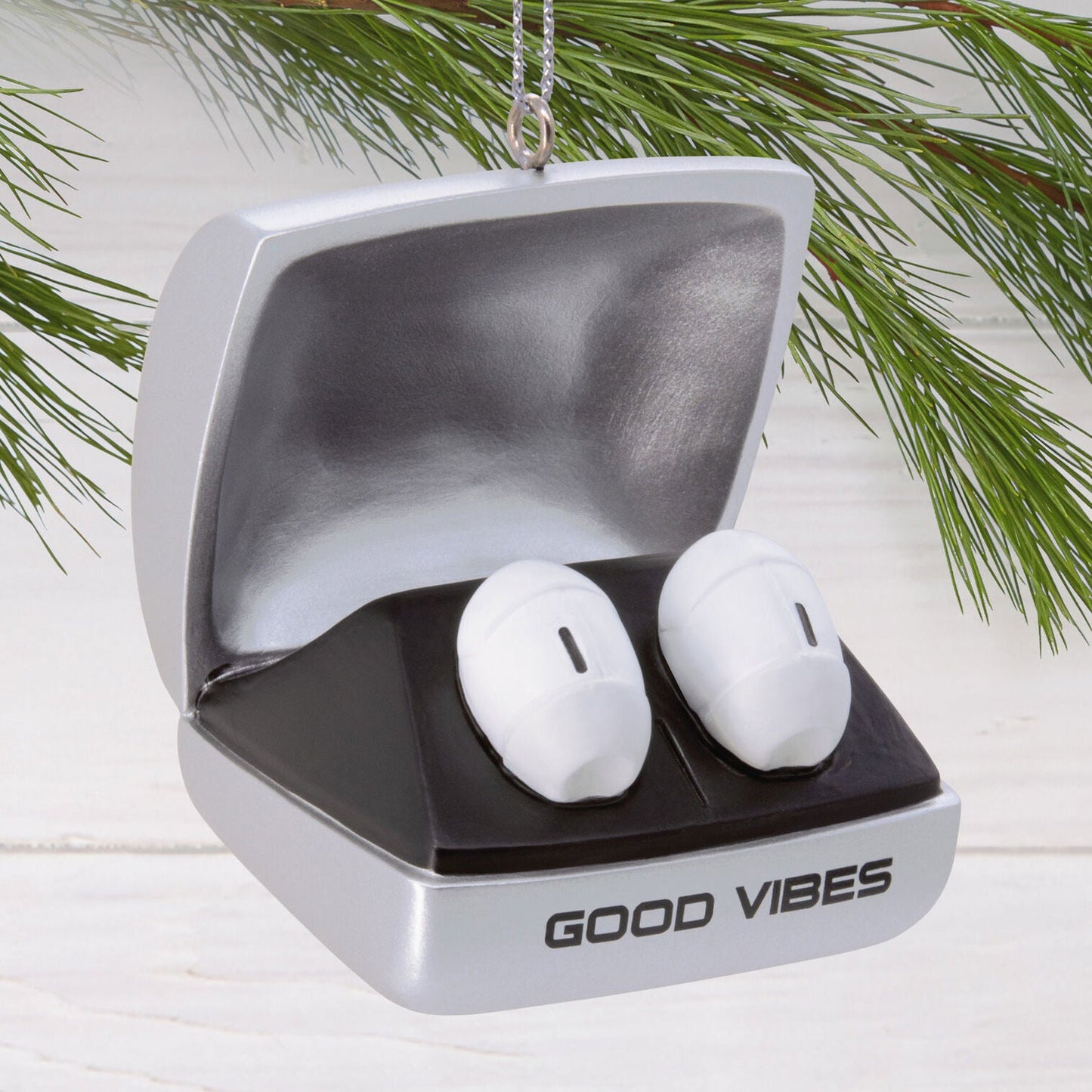 Good Vibes Earbuds Hallmark Ornament