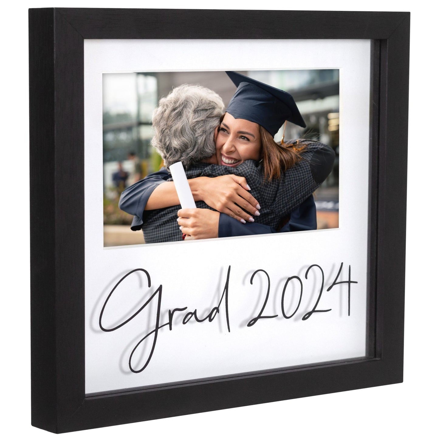 Grad 2024 Shadow Box Photo Frame 4" x 6"