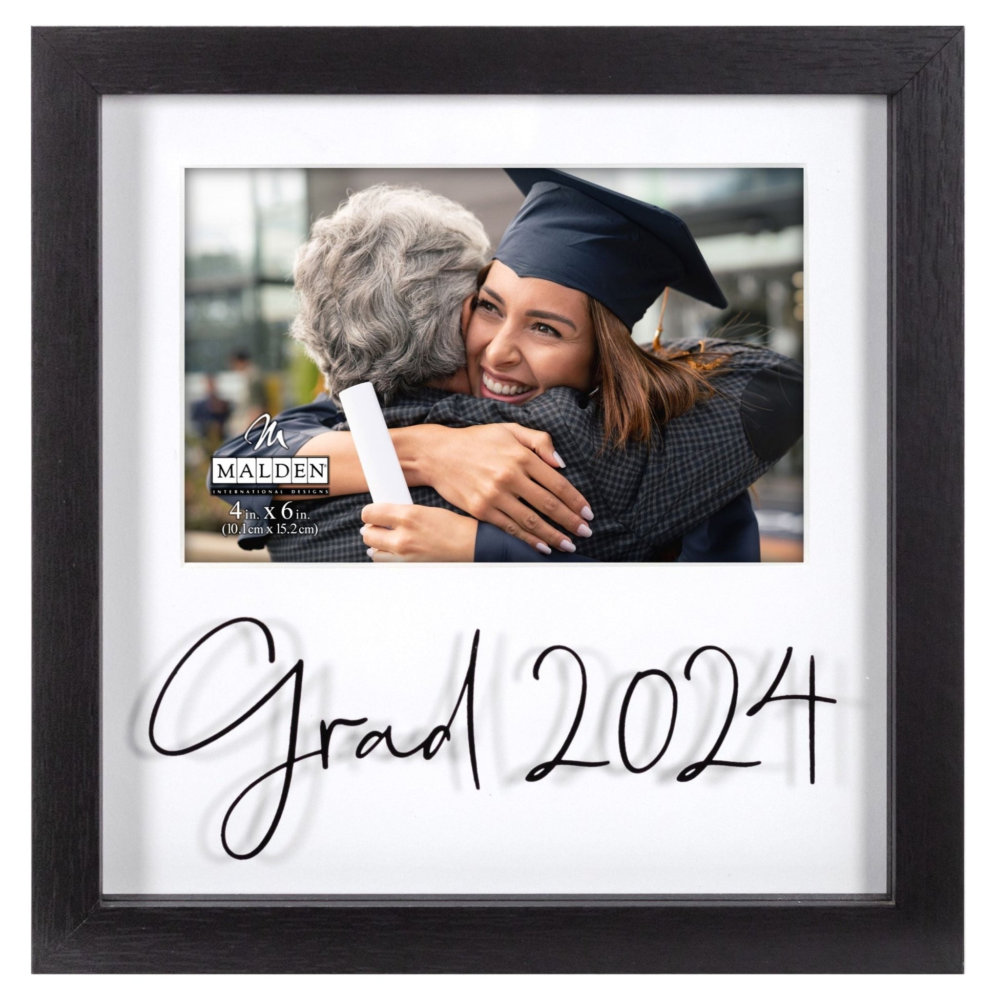 Grad 2024 Shadow Box Photo Frame 4" x 6"