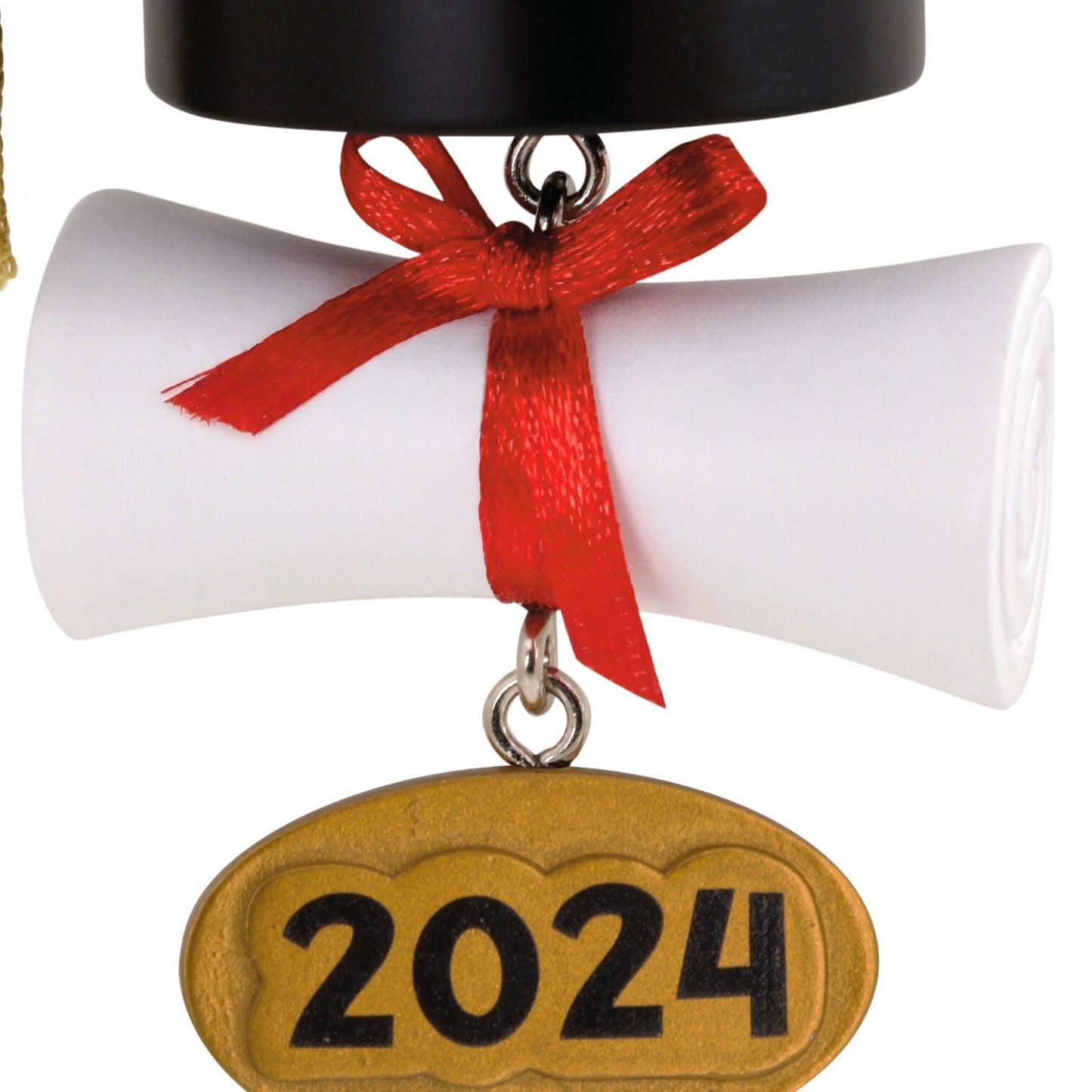 Graduation Cap and Diploma 2024 Hallmark Ornament