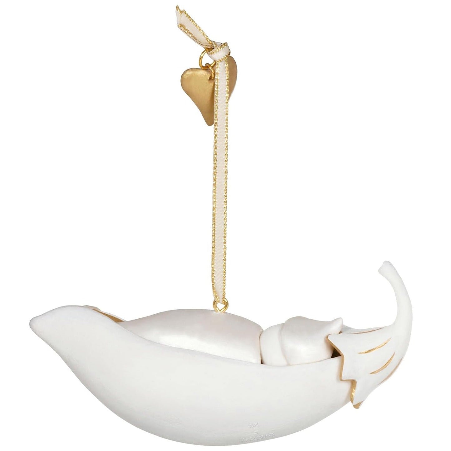 Grandbabys First Christmas Pea in a Pod 2023 Porcelain, 2023 Keepsake Ornament
