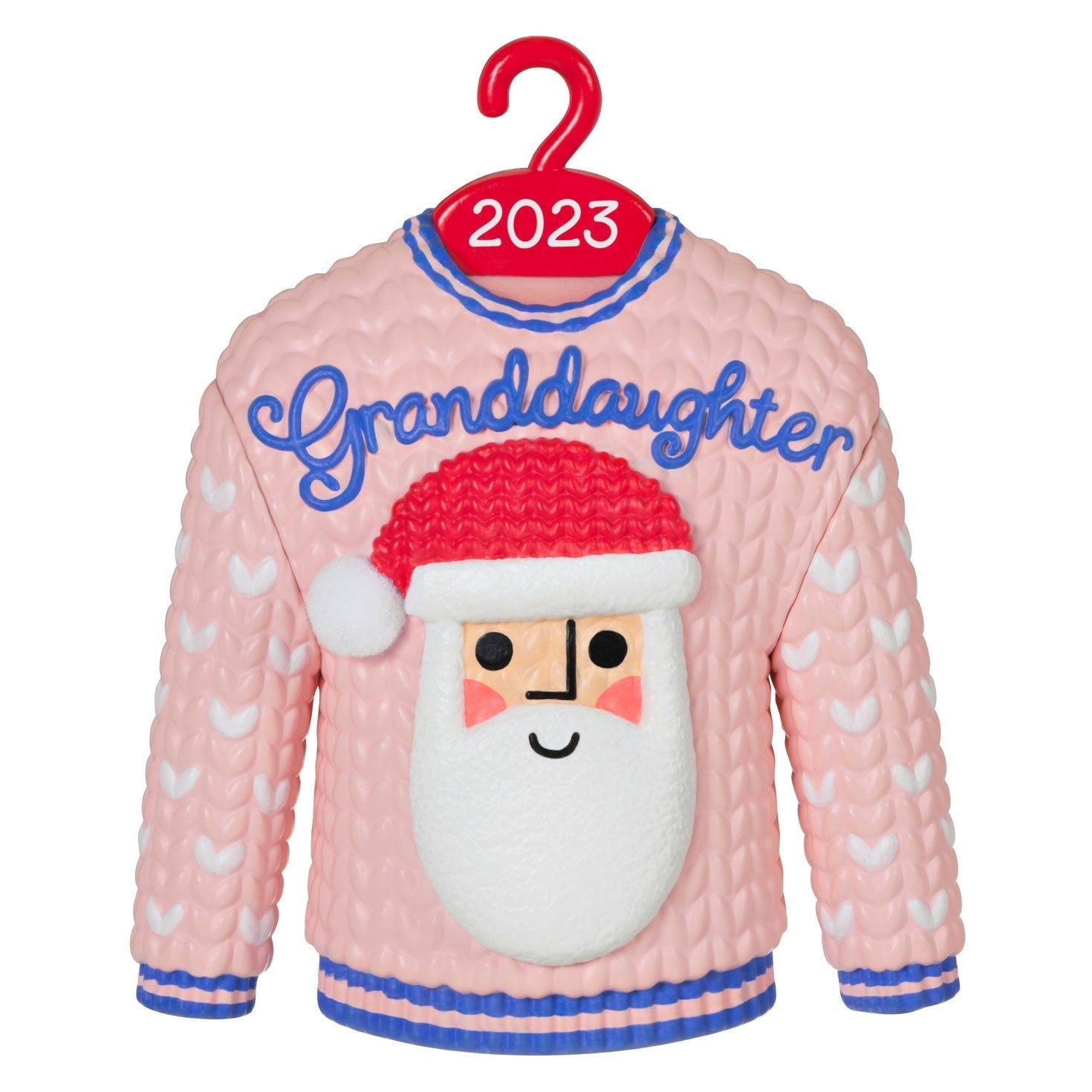 Granddaughter Christmas Sweater, 2023 Keepsake Ornament