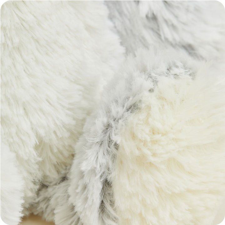 Gray Marshmallow Bear Warmies Plush