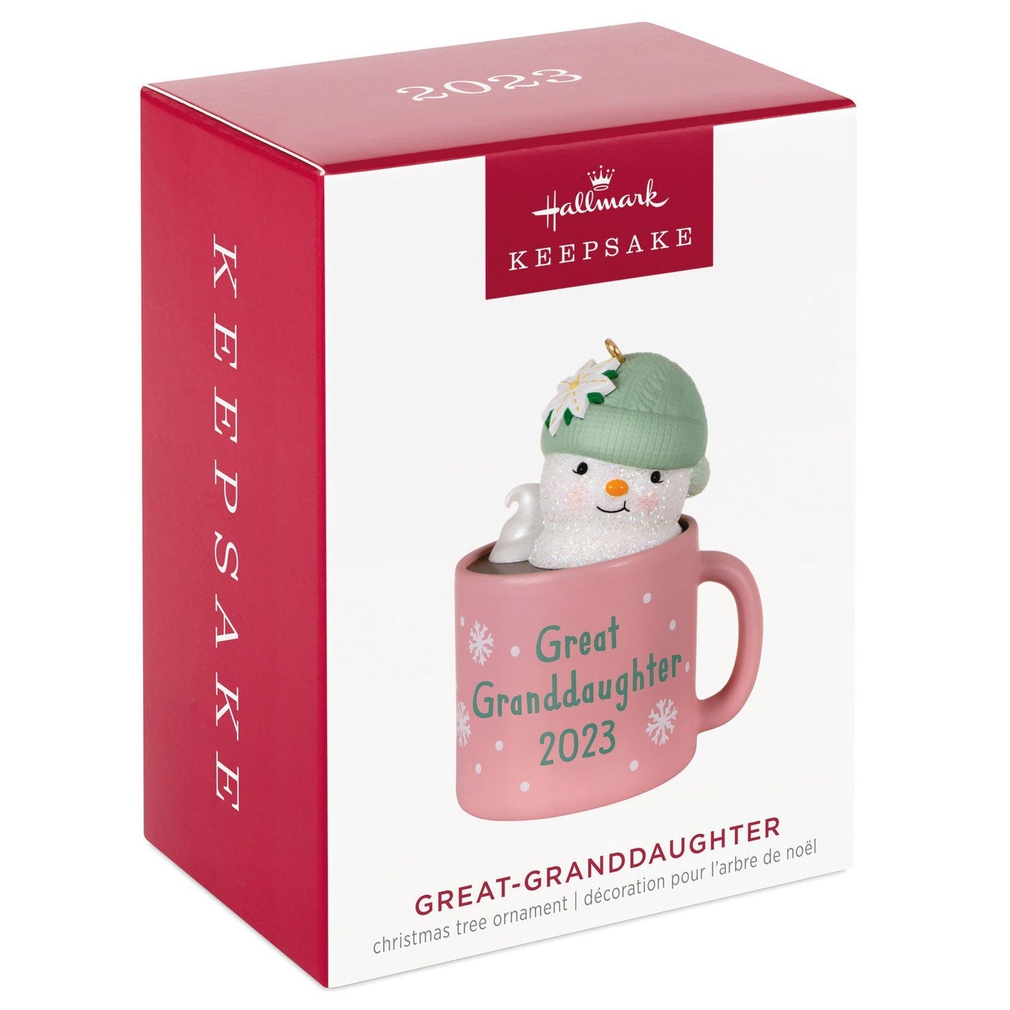 Great Granddaughter Hot Cocoa Mug, 2023 Keepsake Ornament