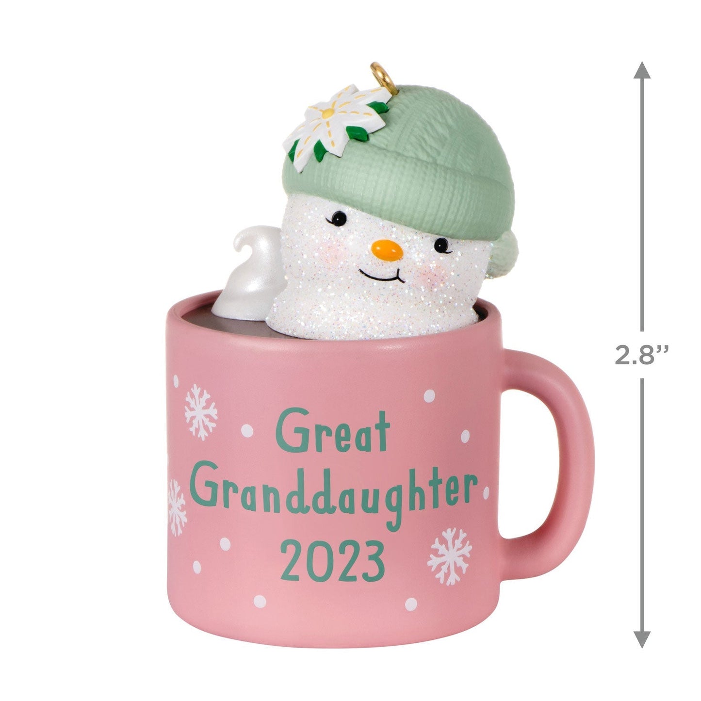 Great Granddaughter Hot Cocoa Mug, 2023 Keepsake Ornament