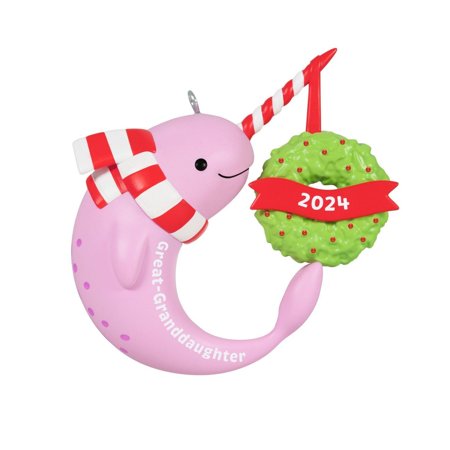 Great-Granddaughter Narwhal 2024 Keepsake Ornament