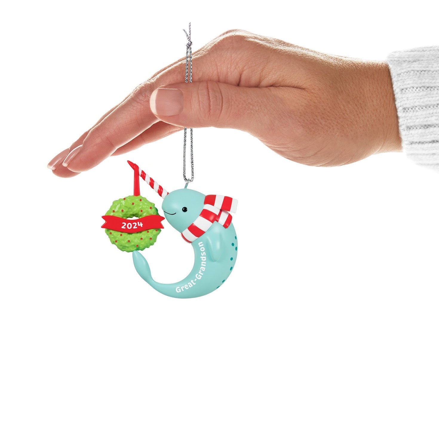 Great - Grandson Narwhal 2024 Keepsake Ornament