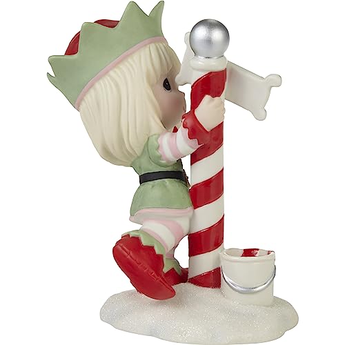 Greetings from The North Pole Annual Elf Bisque Porcelain Figurine