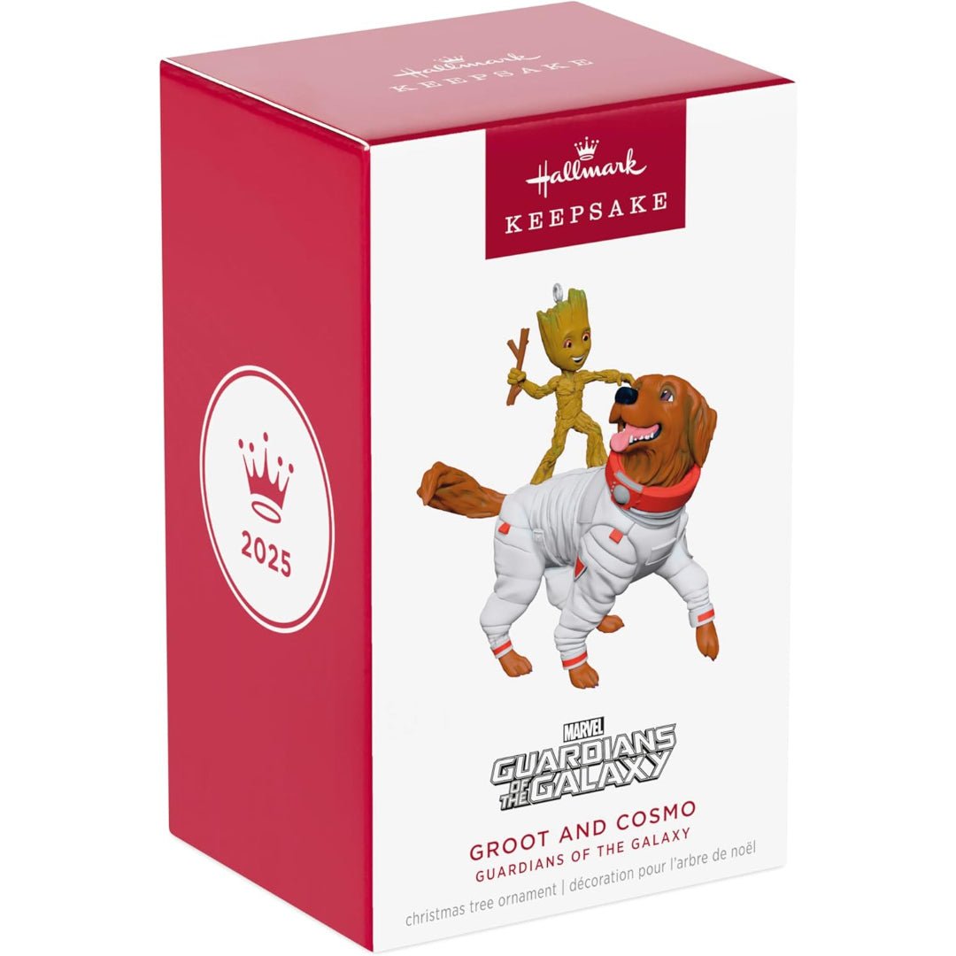 Groot and Cosmo Guardians of the Galaxy 2025 Keepsake Ornament