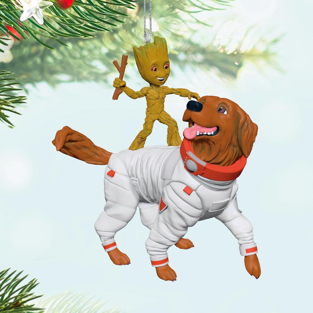 Groot and Cosmo Guardians of the Galaxy 2025 Keepsake Ornament