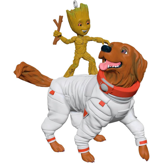 Groot and Cosmo Guardians of the Galaxy 2025 Keepsake Ornament