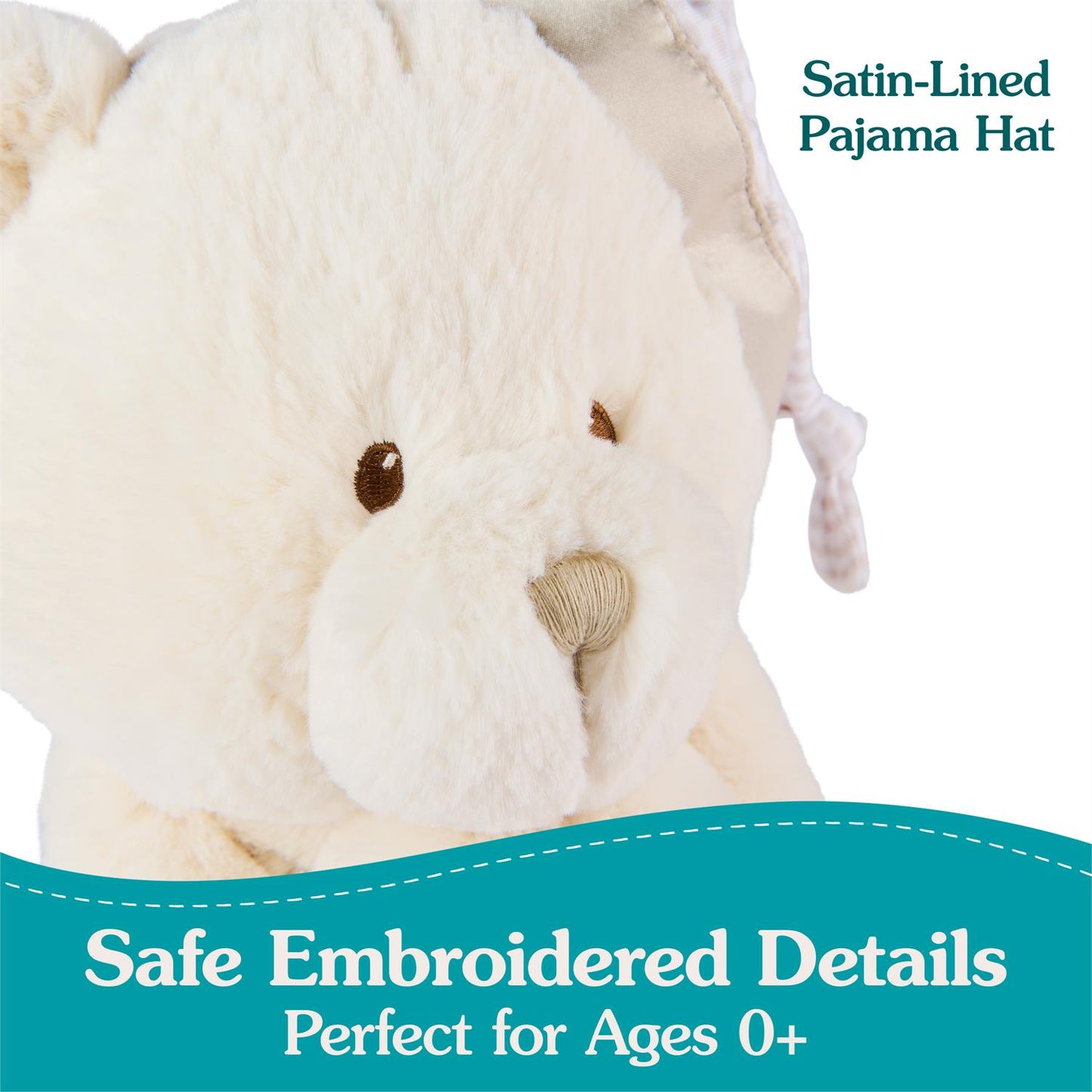 Gund Animated Goodnight Prayer Bear, Cream, 11"