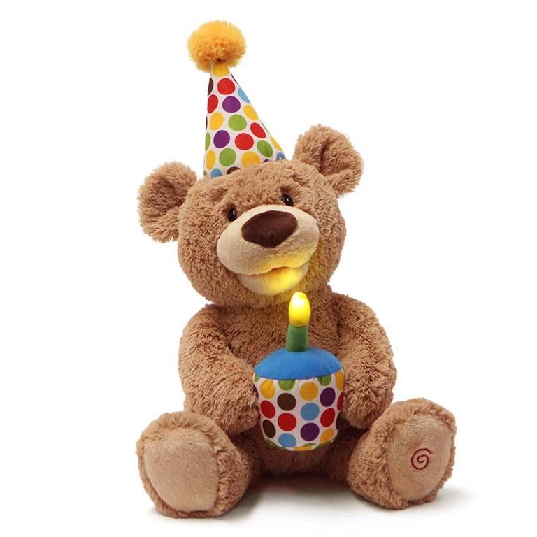 Gund Animated Happy Birthday Teddy Bear, 12"