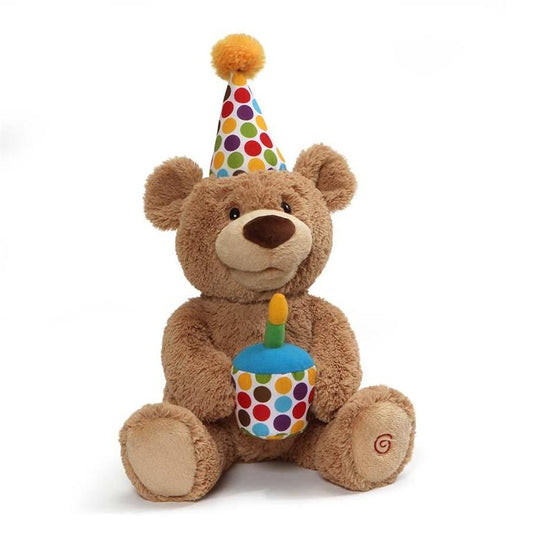 Gund Animated Happy Birthday Teddy Bear, 12"