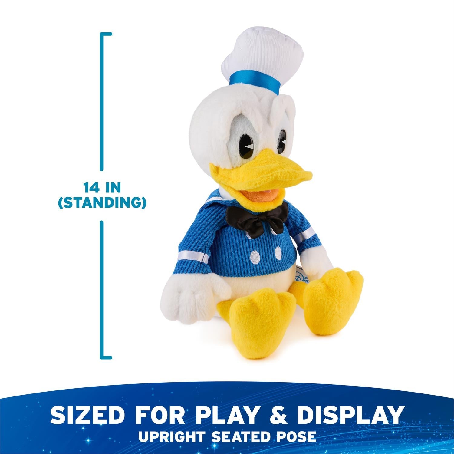 Gund Disney Mickey and Friends, Donald Duck Classic Plush, 14”