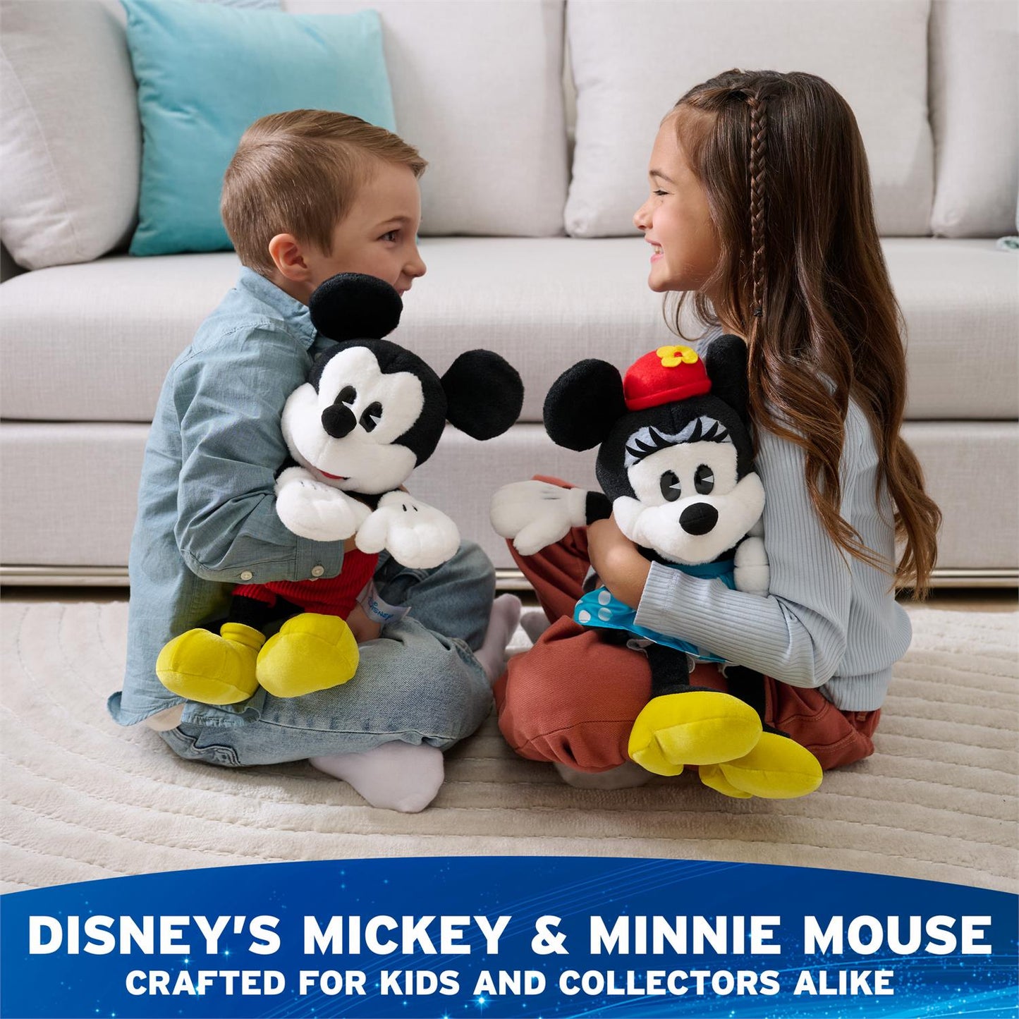Gund Disney Mickey and Friends, Minnie Mouse Classic Plush, 14”