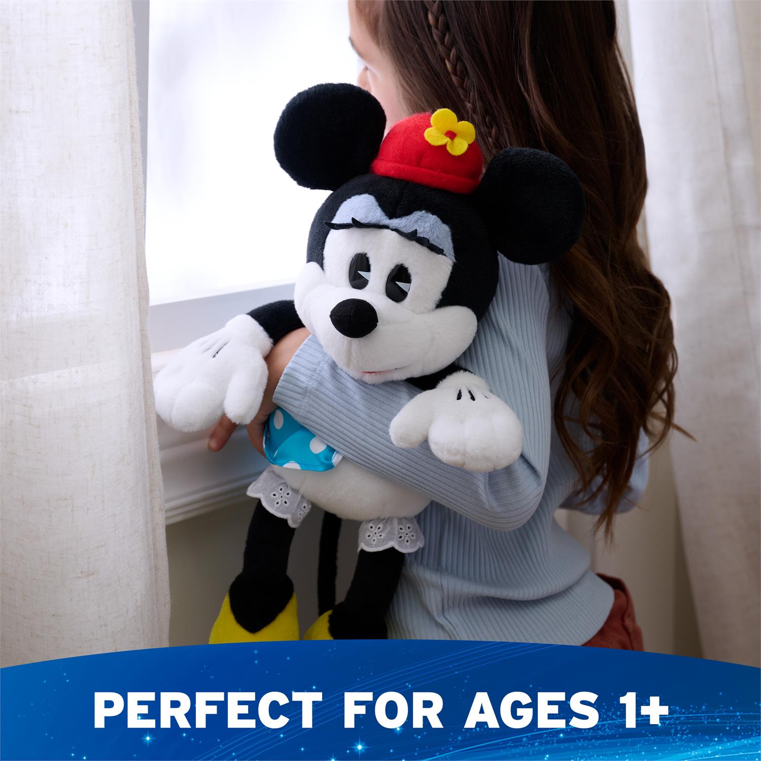 Gund Disney Mickey and Friends, Minnie Mouse Classic Plush, 14”