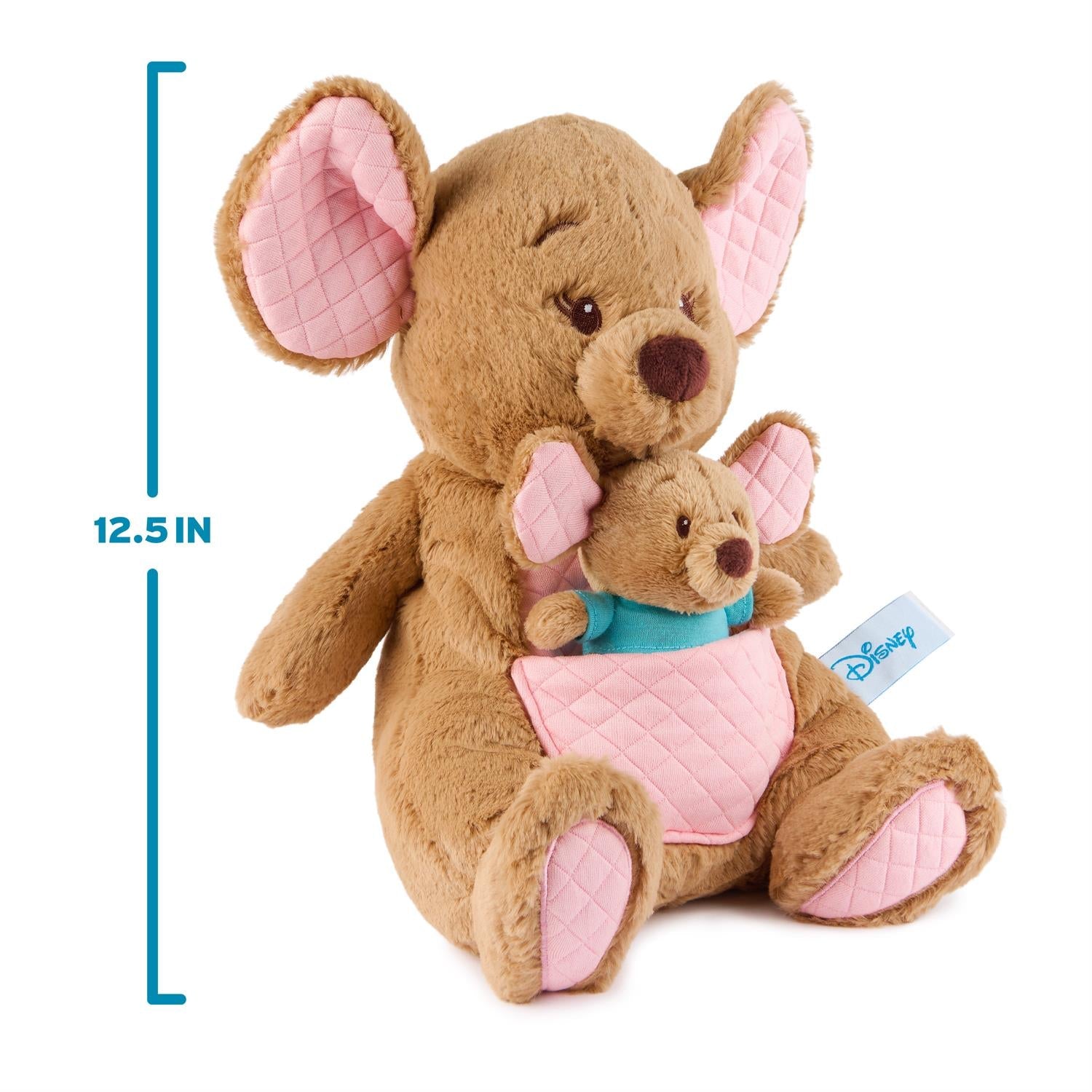 GUND Disney Oh So Snuggly Kanga and Roo Plush, 12.5”