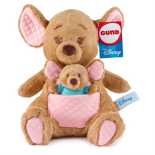 GUND Disney Oh So Snuggly Kanga and Roo Plush, 12.5”