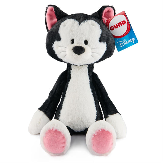 Gund Disney, Pinocchio, Figaro Cat Toothpick Plush, Black, 15”
