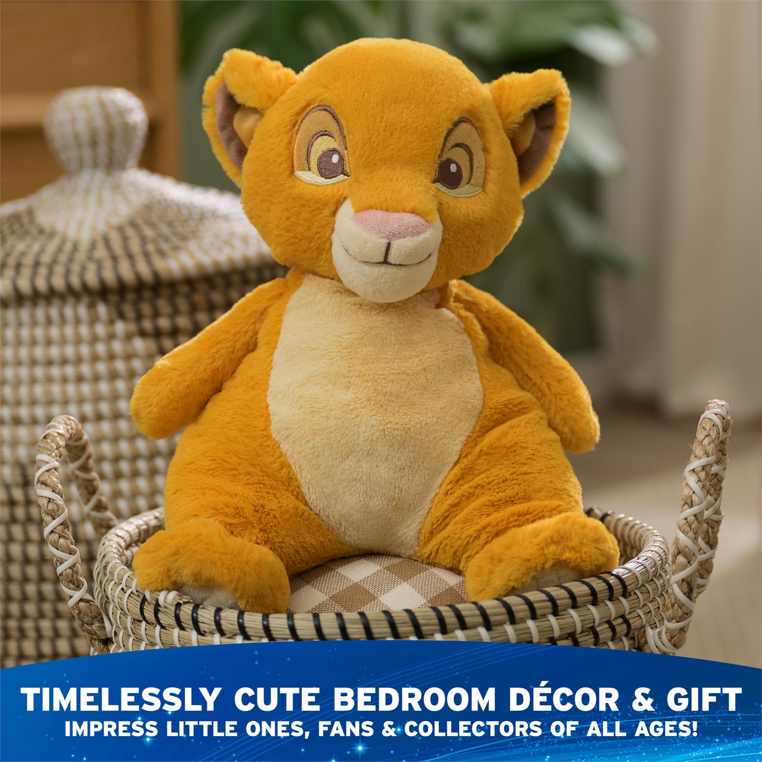 Gund Disney The Lion King Oh So Snuggly Simba Plush, 12.5”