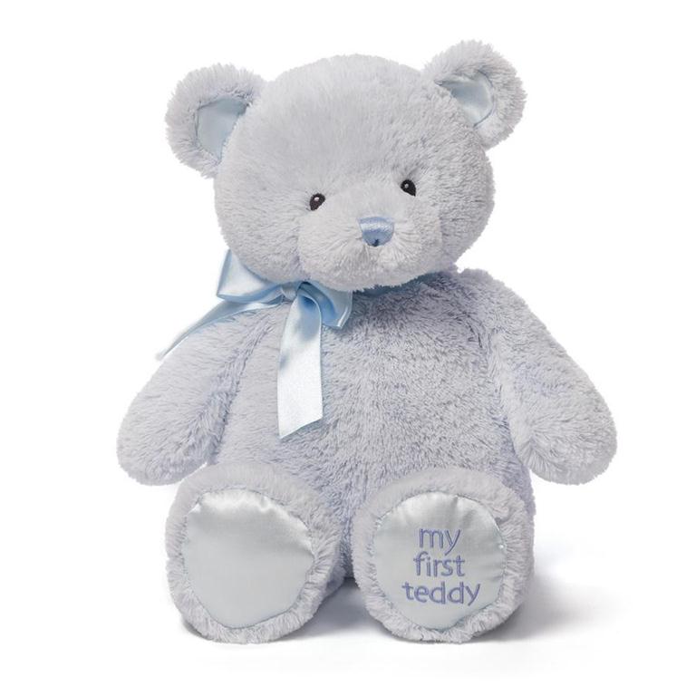 Gund My First Teddy!, Blue, 18"