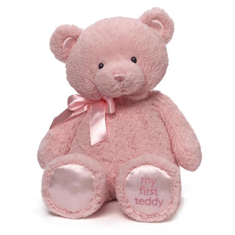 Gund My First Teddy!, Pink, 18"