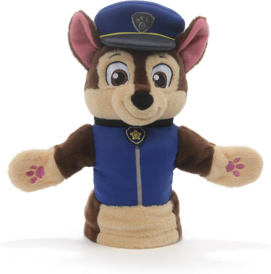 Gund Paw Patrol Chase Hand Puppet Plush Dog, Blue, 11"