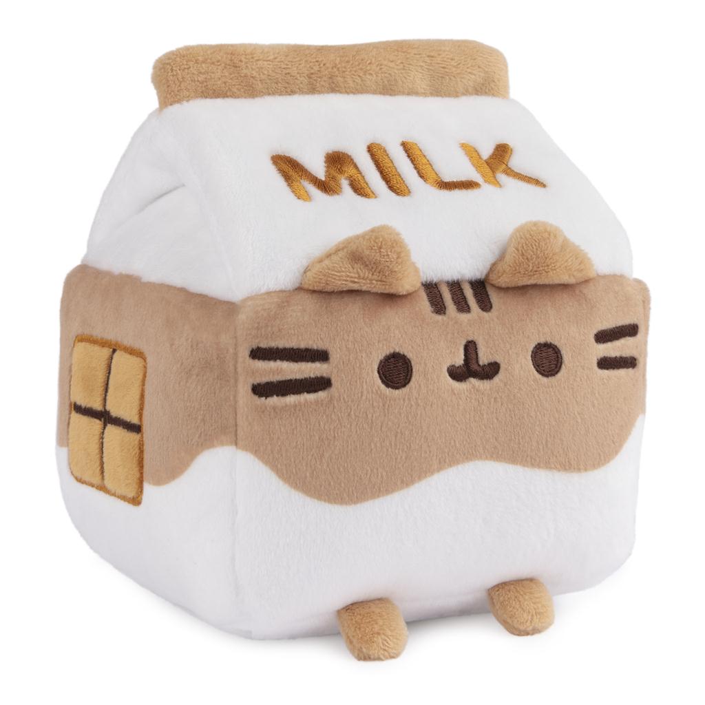 Gund Pusheen Chocolate Milk Plush, Brown/White, 6”