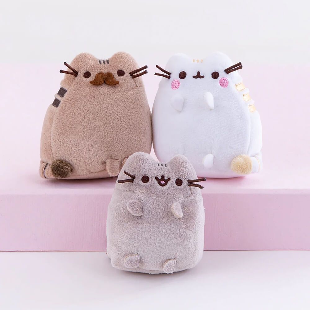 Gund Pusheen Family Gathering Plush Stuffed Animal Cats (Set of 3)