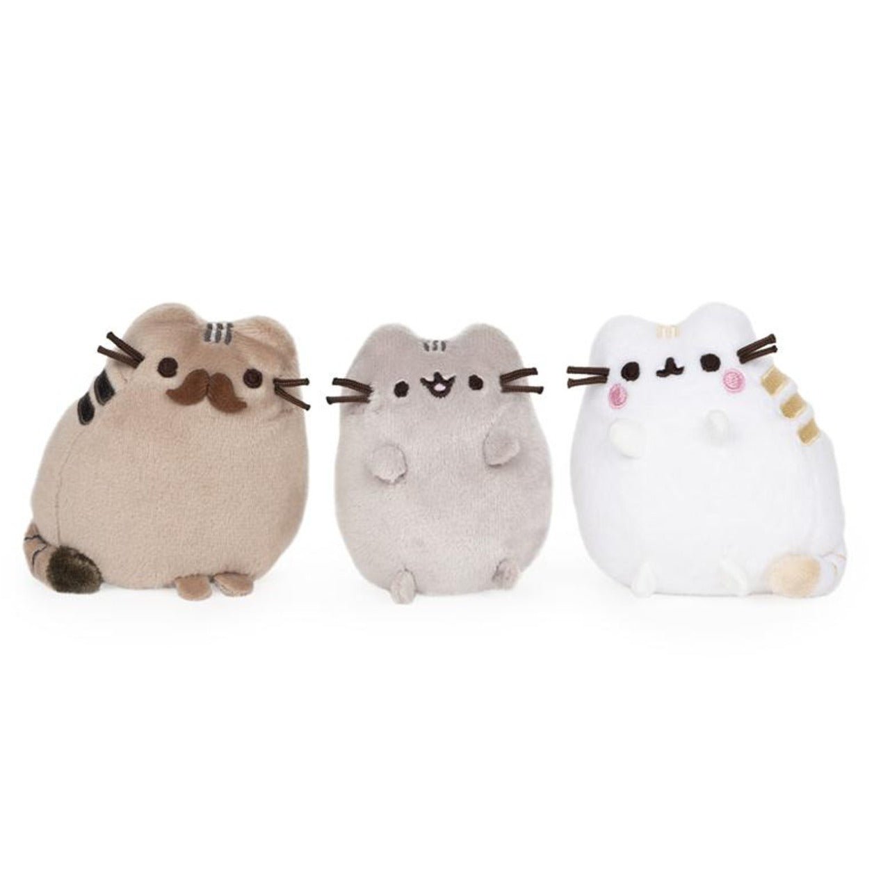 Gund Pusheen Family Gathering Plush Stuffed Animal Cats (Set of 3)