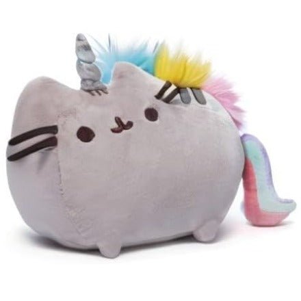 Gund Pusheen Pusheenicorn, Plush Unicorn Cat, Rainbow, 13"