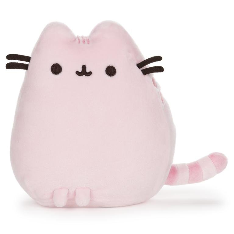 Gund Pusheen The Cat Squisheen Plush, Pink, 6"