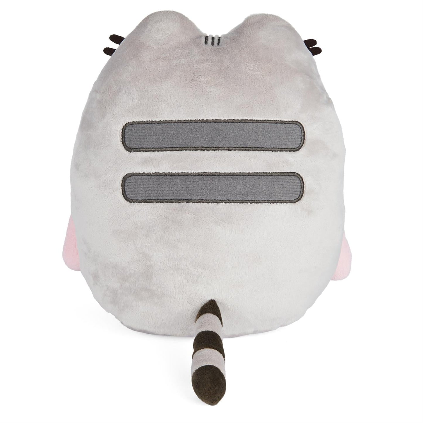 Gund Pusheen with Rainbow Plush, Gray/Rainbow, 9.5”