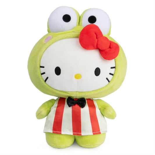 Gund Sanrio Hello Kitty Keroppi Plush, 9.5"