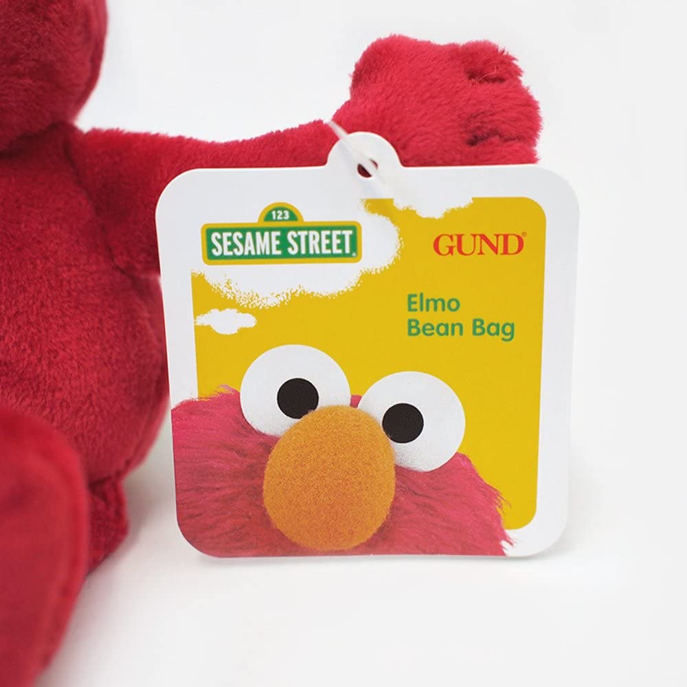 Gund Sesame Street Elmo Beanbag, 6"