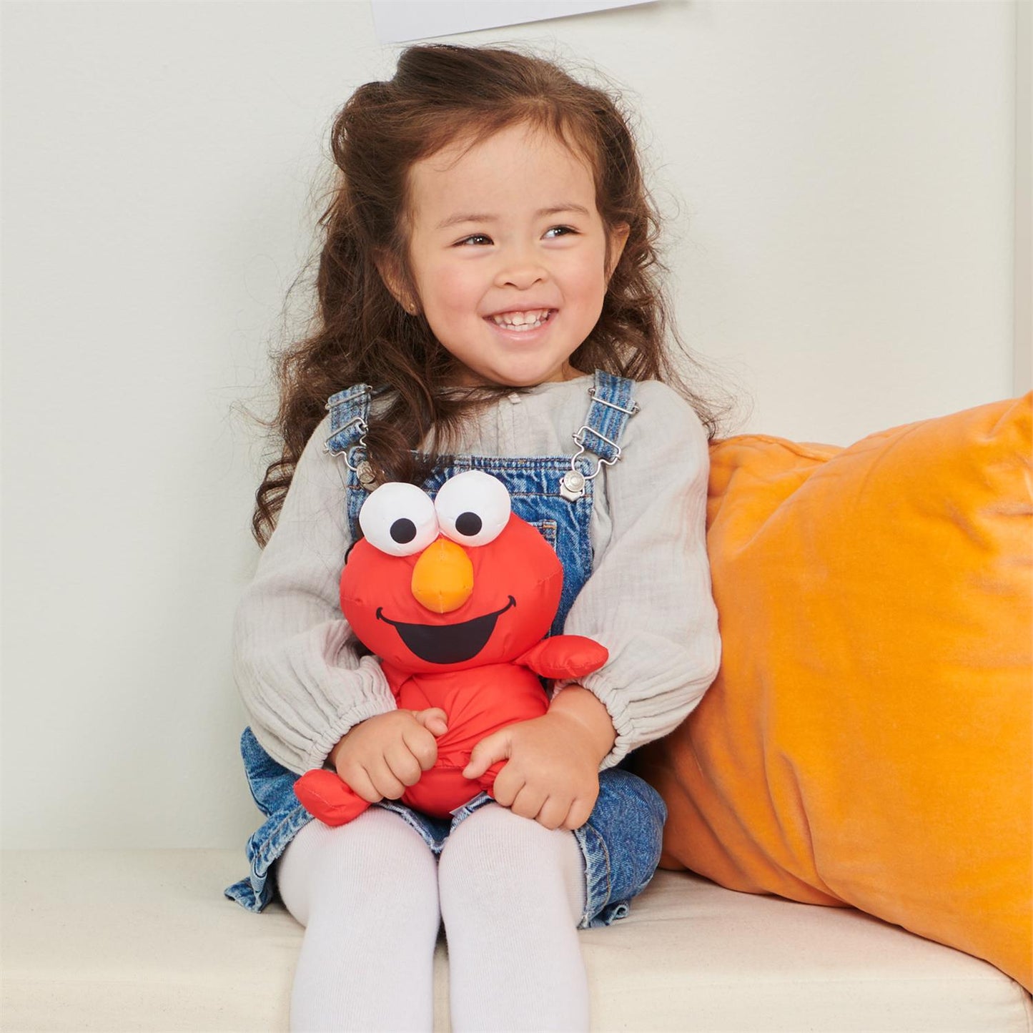 Gund Sesame Street Elmo Muppet Premium Nylon Plush, 7”