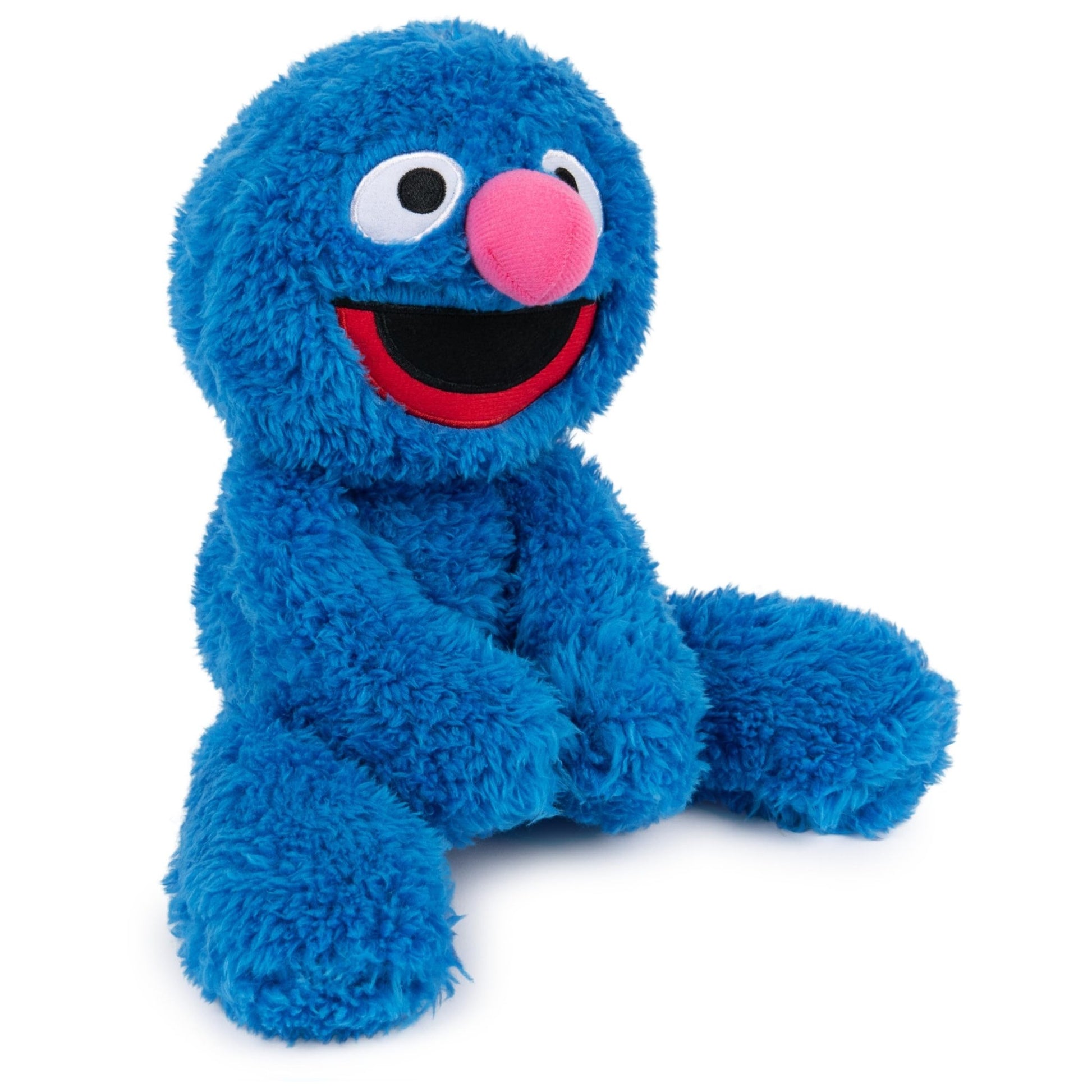 GUND Sesame Street Fuzzy Buddy Grover Plush Stuffed Animal, Blue