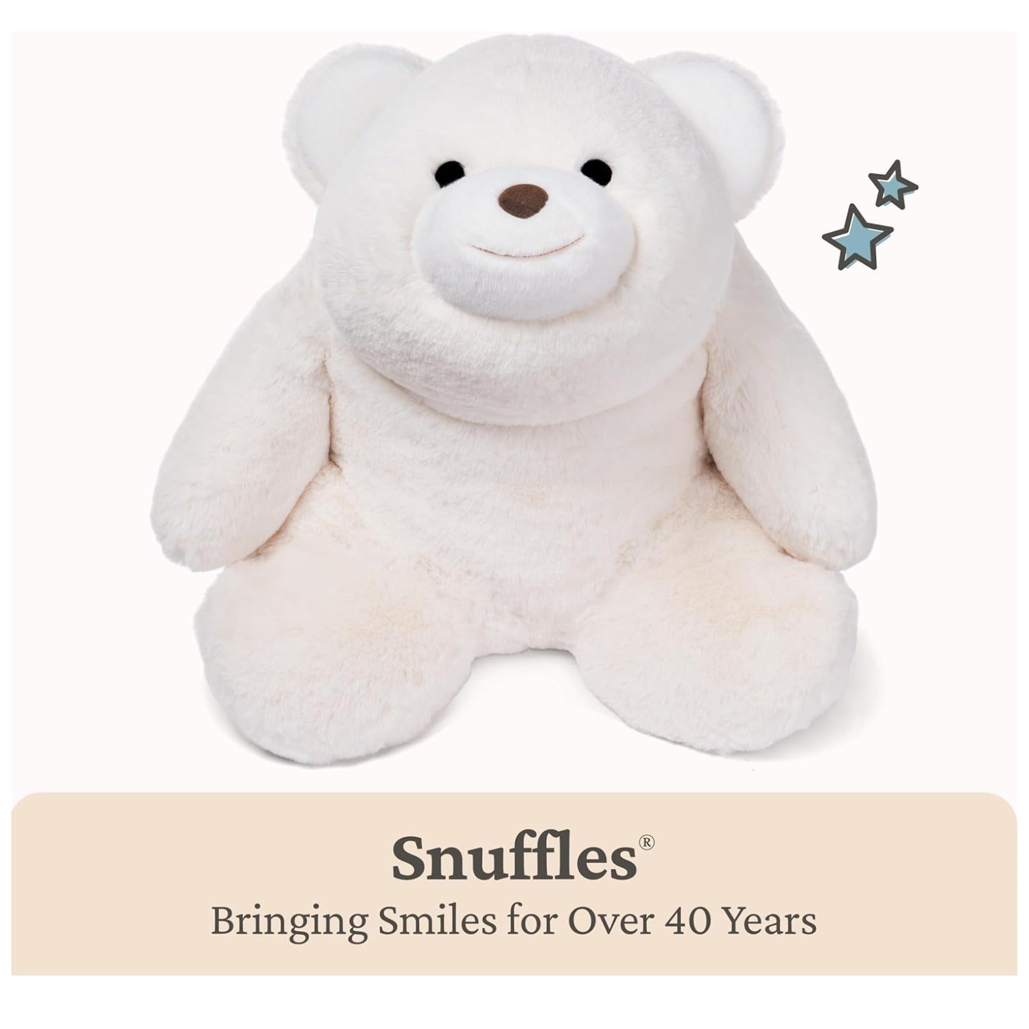 Gund Snuffles Teddy Bear Plush Polar Bear Extra Large, White, 18"