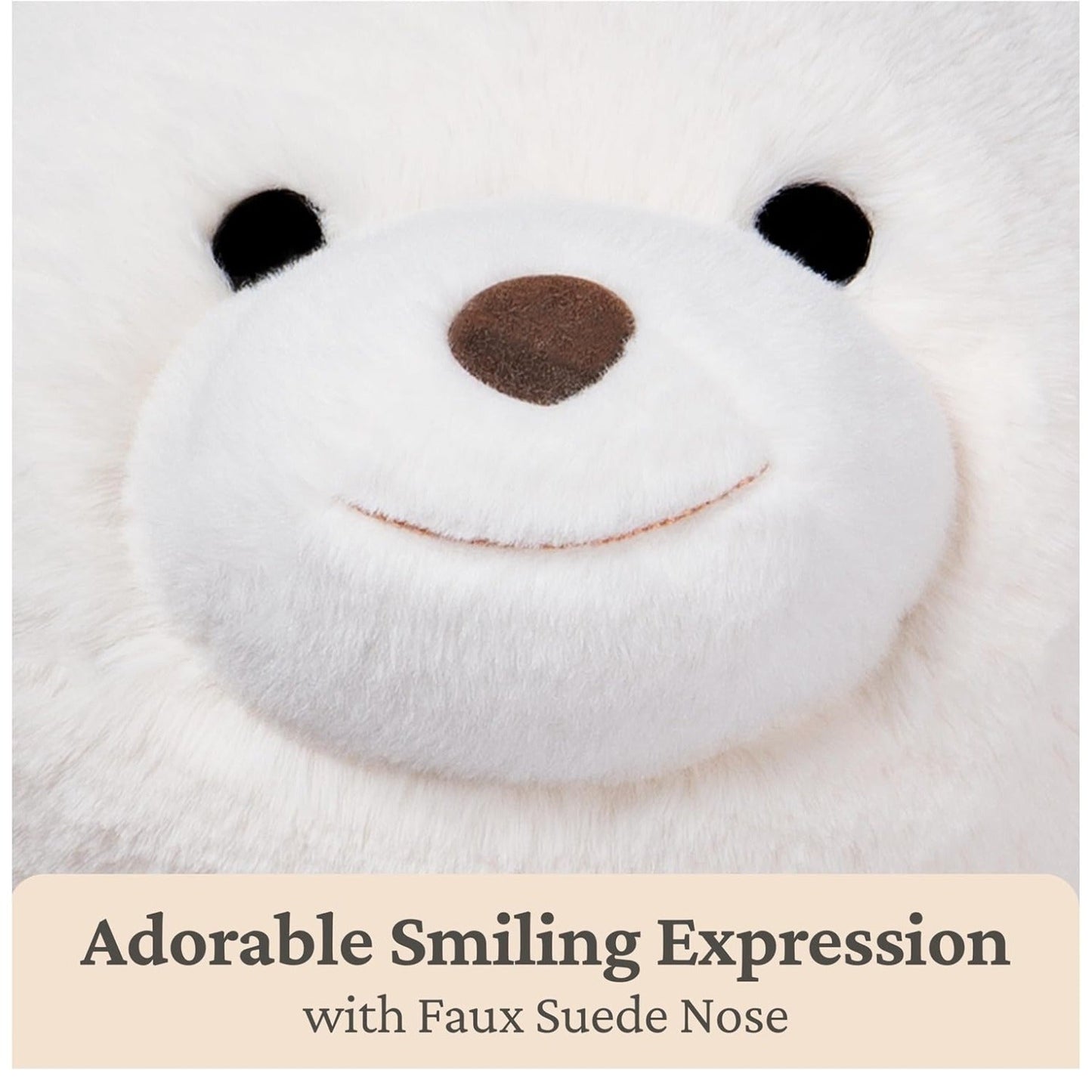 Gund Snuffles Teddy Bear Plush Polar Bear Extra Large, White, 18"