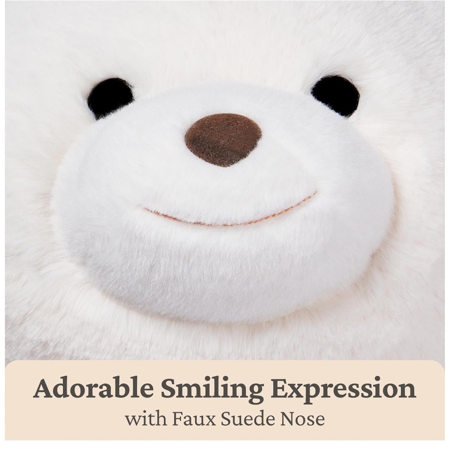 Gund Snuffles Teddy Bear Plush Polar Bear Extra Large, White, 18"