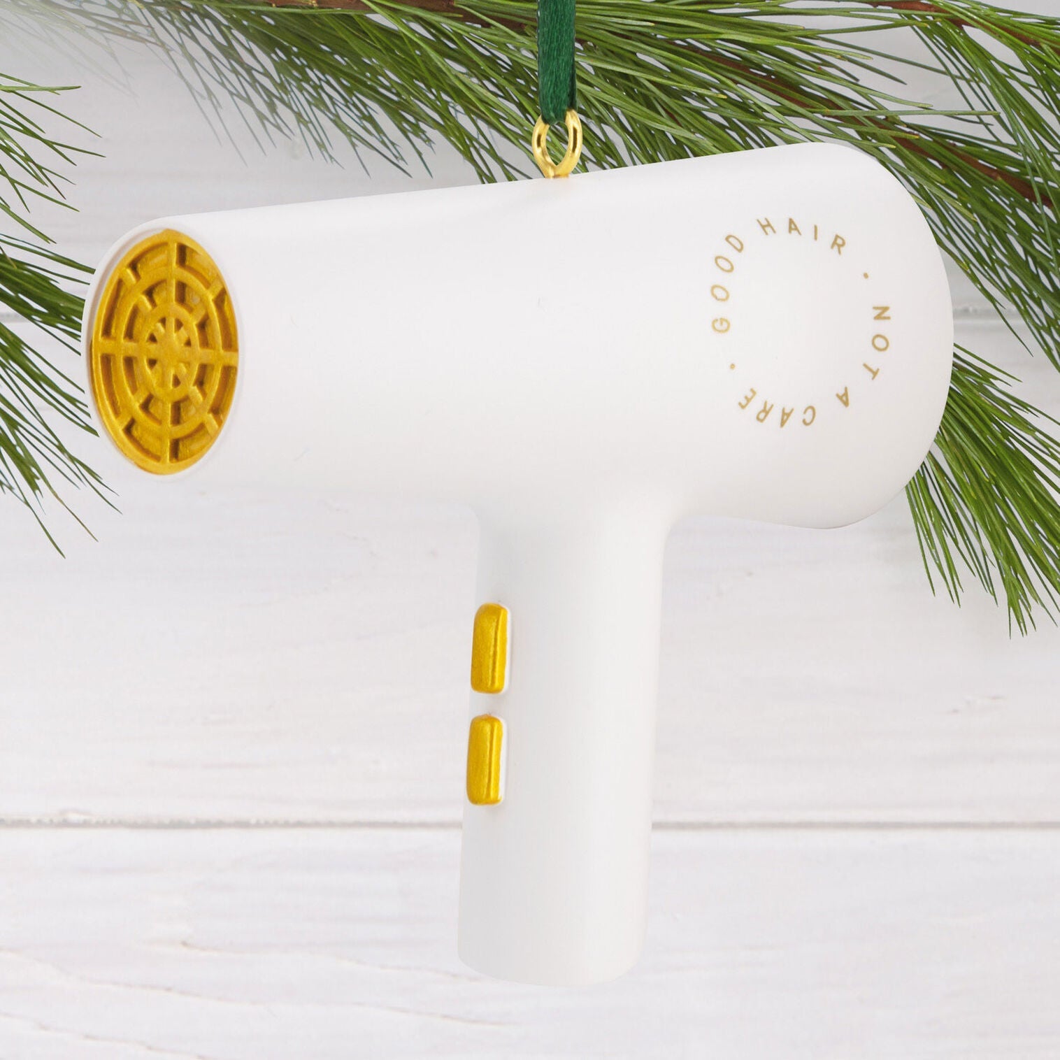 Hairdresser Hair Dryer Hallmark Ornament