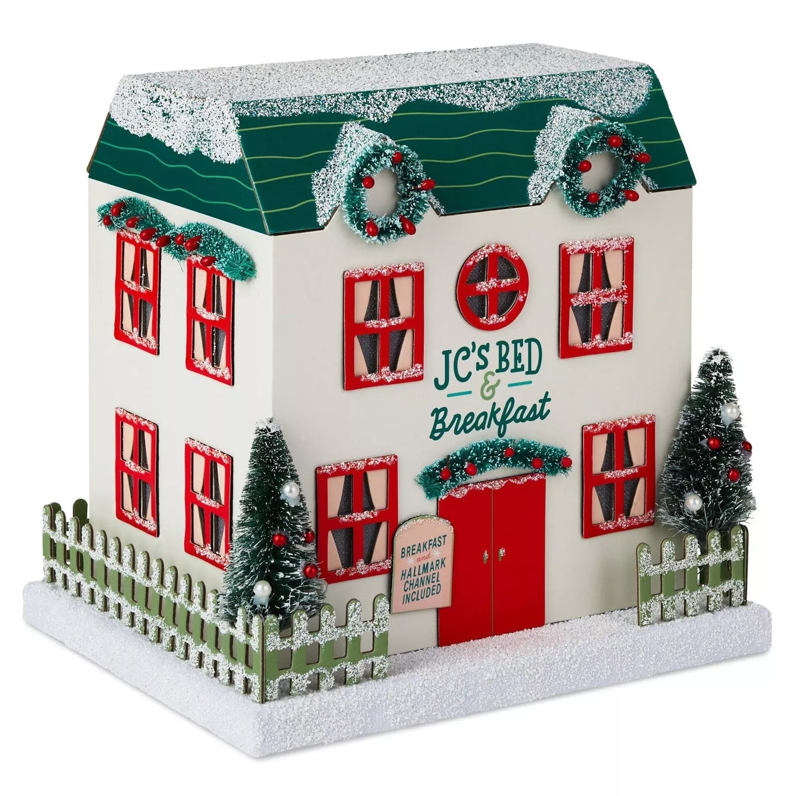 Hallmark Channel Christmas Village with Lights, Set of 3