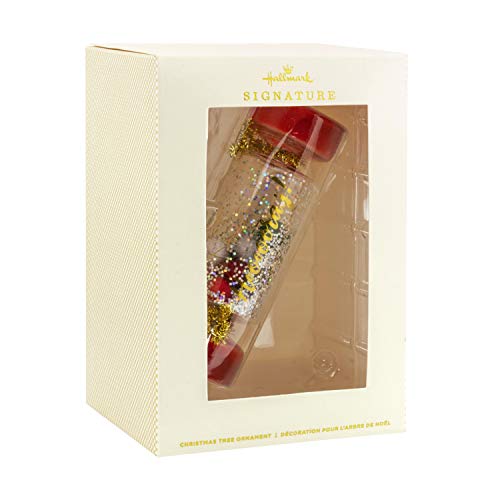 Hallmark Christmas Ornaments, Hallmark Signature Premium Hooray! Confetti Cracker Glass Ornament