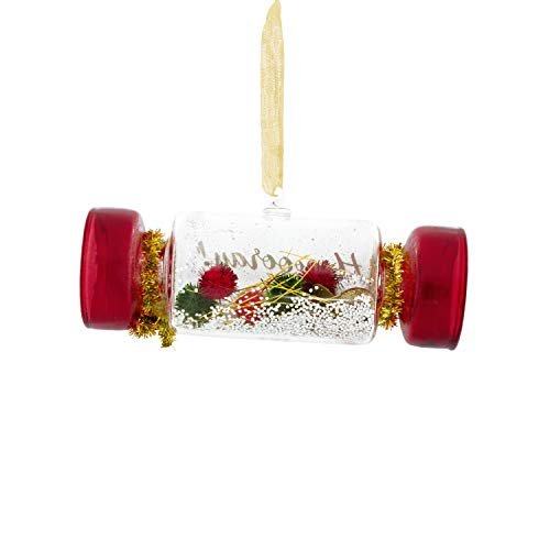 Hallmark Christmas Ornaments, Hallmark Signature Premium Hooray! Confetti Cracker Glass Ornament