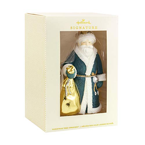 Hallmark Christmas Signature Premium Santa Claus Porcelain Ornament