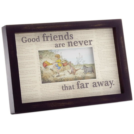 Hallmark Good Friends Winnie The Pooh Framed Print Art