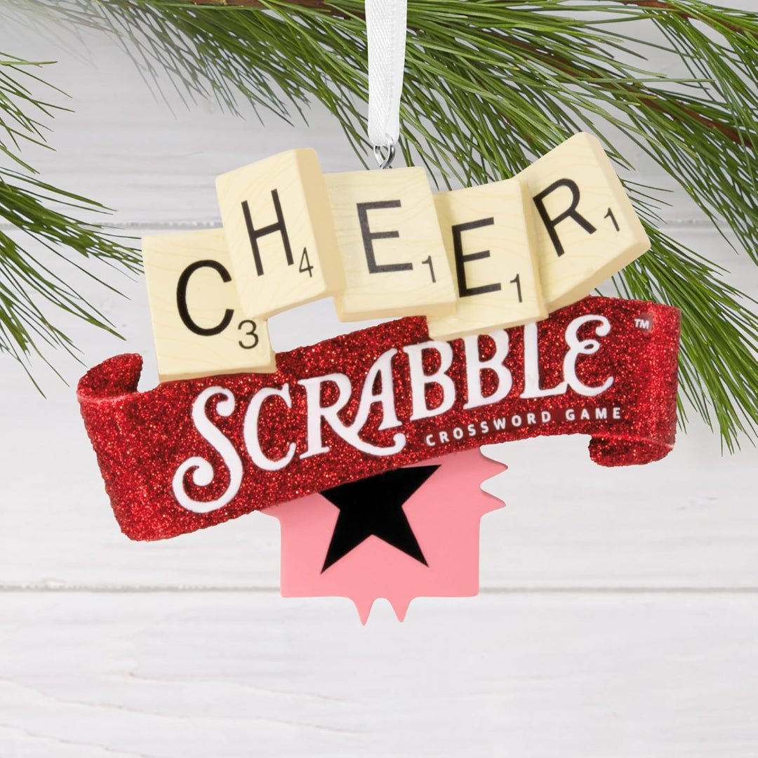 Hallmark Hasbro Scrabble "Holiday Cheer" Christmas Ornament