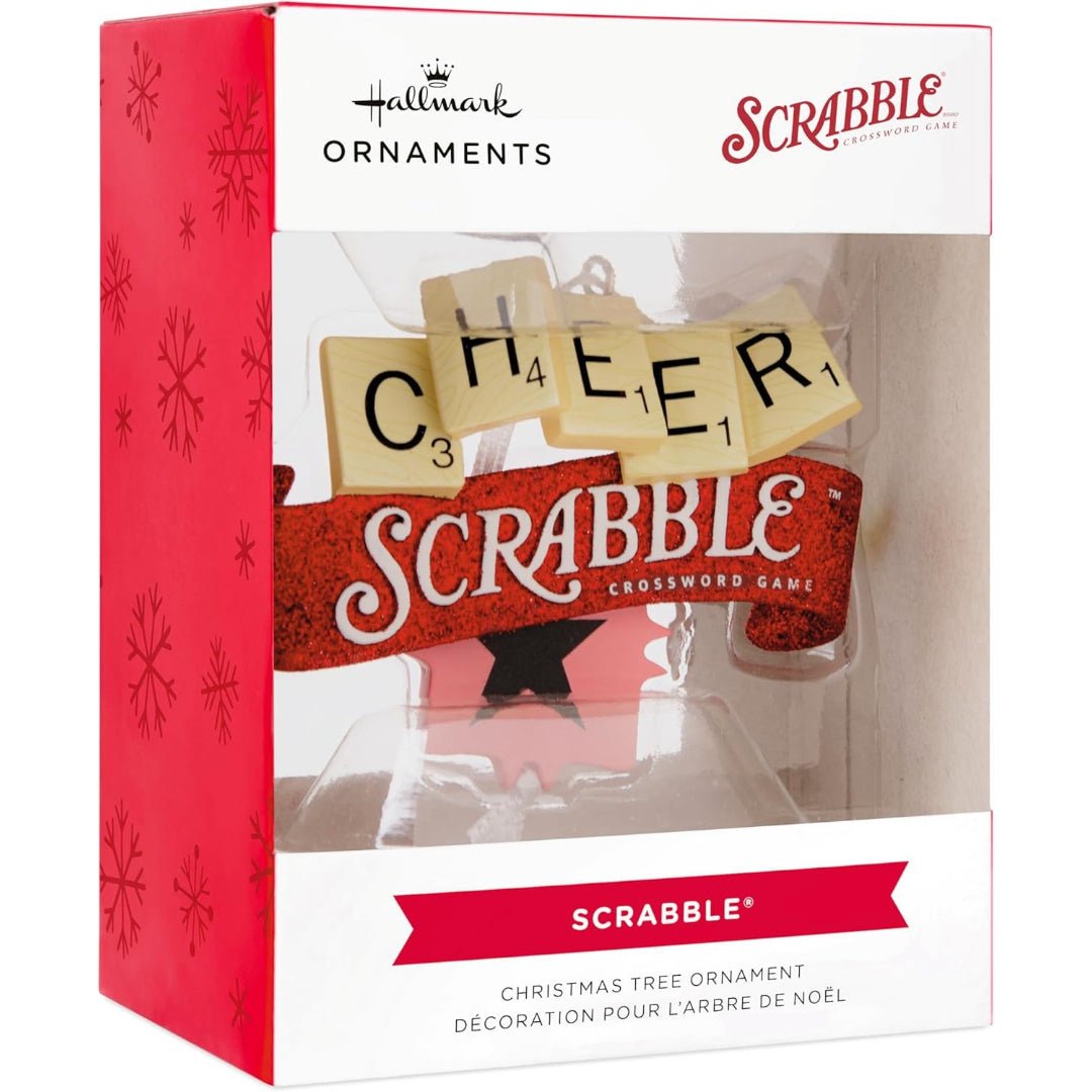 Hallmark Hasbro Scrabble "Holiday Cheer" Christmas Ornament