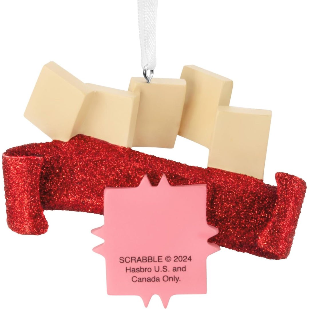Hallmark Hasbro Scrabble "Holiday Cheer" Christmas Ornament
